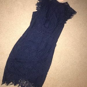 Navy blue mini dress. Never worn.